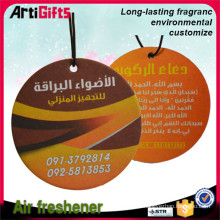 Promotion cheap print paper air freshener brands